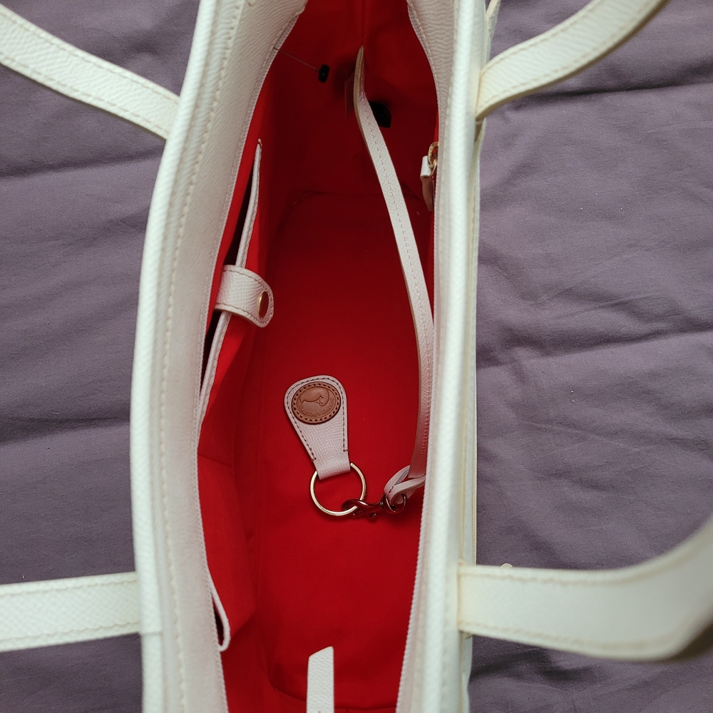 Dooney & Bourke White Tote Bag - Picture 4 of 5